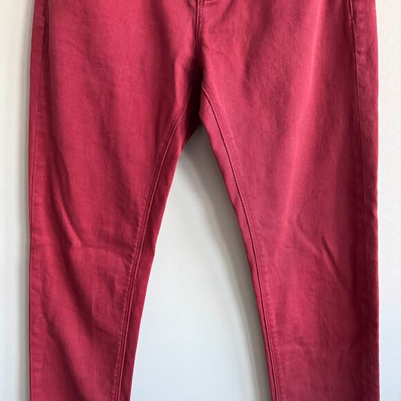 Roxy Suntripper Color Jeans Skinny Fit Red Denim 28 NWT - Picture 3 of 11